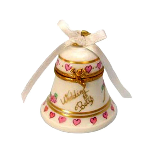 Wedding Bell Limoges Box for Love Celebrations Porcelain Limoges wedding French Trinket Box