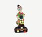 Whimsical Clown Figurine for Collectors Porcelain Limoges Circus Clown French Trinket Box