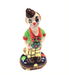 Whimsical Clown Figurine for Collectors Porcelain Limoges Circus Clown French Trinket Box