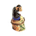 Whimsical Monkey Limoges Box for Collectors Porcelain Limoges wild animals French Trinket Box