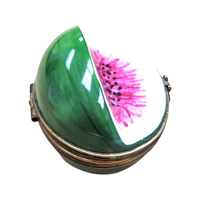 Whimsical Watermelon Limoges Box for Fruit Lovers Porcelain Limoges fruit French Trinket Box