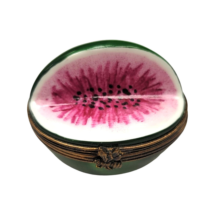 Whimsical Watermelon Limoges Box for Fruit Lovers Porcelain Limoges fruit French Trinket Box