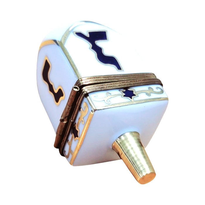 White Dreidel Limoges box, an heirloom-quality piece for collectors