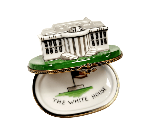 White House Elegance Limoges Box for Collectors Porcelain Limoges united states monuments French Trinket Box
