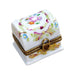 White Rose Trinket Box for Elegant Gifting Porcelain Limoges furniture French Trinket Box