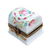 White Rose Trinket Box for Elegant Gifting Porcelain Limoges furniture French Trinket Box