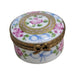 White Round Pill-LIMOGES BOXES traditional-CH6D241