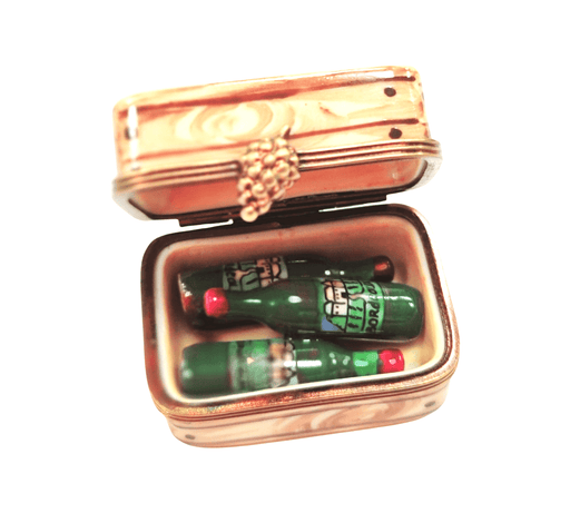 Wine Box Limoges Treasure for Wine Lovers Porcelain Limoges wine French Trinket Box