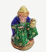 Wiseman 3 Nativity Brown Bottom Limoges Box Porcelain Figurine-nativity limoges boxes religion-CHBROWNWISEMAN3