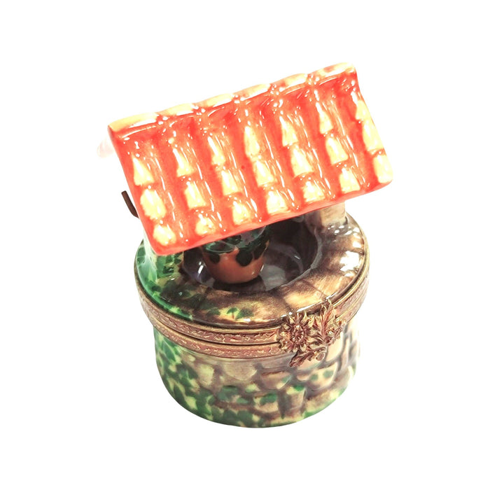 Wishing Well Limoges Box for Elegant Decor Porcelain Limoges garden French Trinket Box