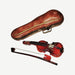 Wood Violin in Brown Case Limoges Box Porcelain Figurine-Music LIMOGES BOXES dance-CH11M167