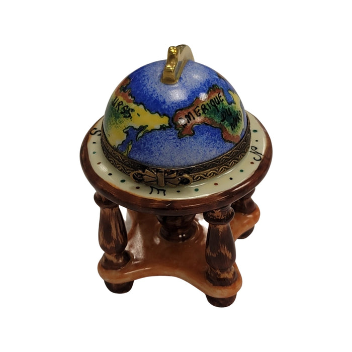 World Globe Limoges Box Porcelain Figurine-LIMOGES BOXES travel-CH9J115