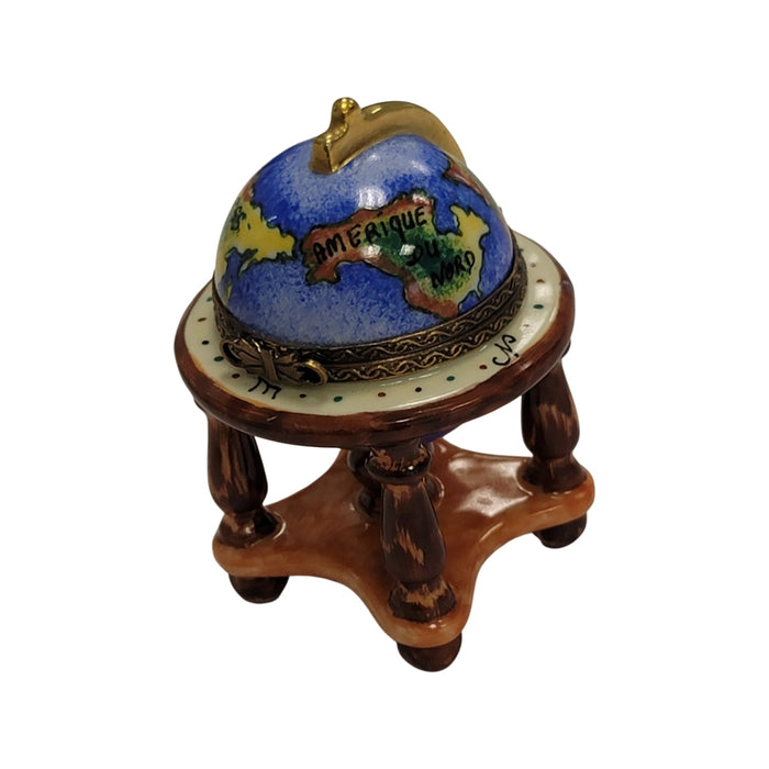 World Globe Limoges Box Porcelain Figurine-LIMOGES BOXES travel-CH9J115
