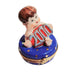 Year 2000 Baby Keepsake Porcelain Limoges baby maternity limoges boxes French Trinket Box