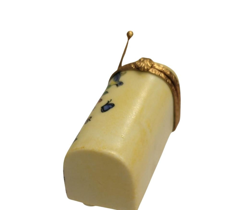 Yellow Mailbox Limoges Box for Collectors Porcelain Limoges home French Trinket Box