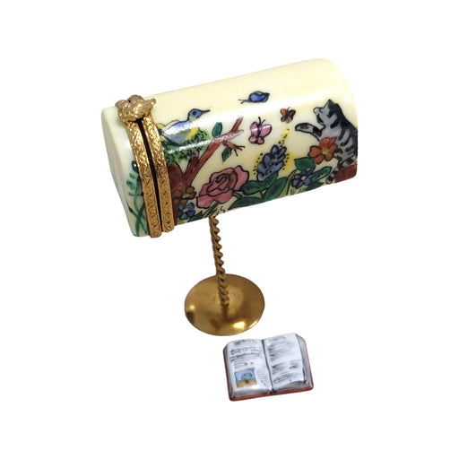 Yellow Mailbox Limoges Box for Collectors Porcelain Limoges home French Trinket Box