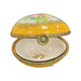Yellow Porcelain Egg Box for Elegant Gifts Porcelain Limoges egg French Trinket Box