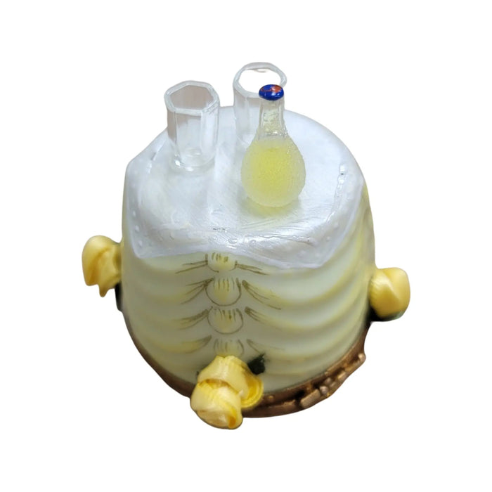 Yellow Rose Trinket Box for Romantic Occasions Porcelain Limoges traditional wedding special home furniture limoges boxes French Trinket Box