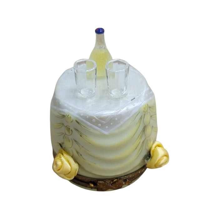 Yellow Rose Trinket Box for Romantic Occasions Porcelain Limoges traditional wedding special home furniture limoges boxes French Trinket Box