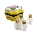 Yellow Rose Trinket Box for Elegant Storage Porcelain Limoges Perfume French Trinket Box