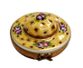 Yellow Roses Hat Limoges Box for Elegant Decor Porcelain Limoges shoe figurine LIMOGES BOXES French Trinket Box