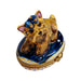 Yorkshire Terrier Limoges Box for Dog Lovers Porcelain Limoges dog French Trinket Box