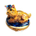 Yorkshire Terrier Limoges Box for Dog Lovers Porcelain Limoges dog French Trinket Box