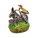 Zebra and Baby Limoges Box for Collectors Porcelain Limoges wild animals French Trinket Box