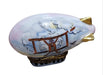 Zeppelin Balloon Limoges Box for Collectors Porcelain Limoges vehicle travel French Trinket Box