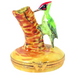 Green Woodpecker Limoges Box Figurine - Limoges Box Boutique