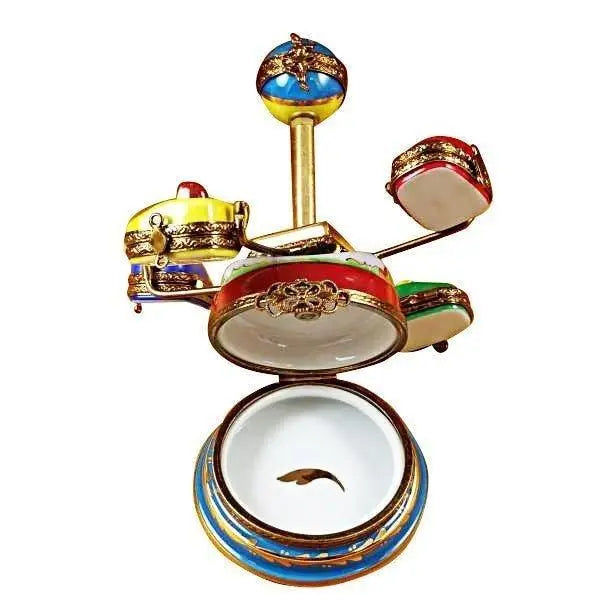 リモージュボックス/Limoges France/カーニバルライド Amusement Ride Limoges Box – Authentic French Porcelain