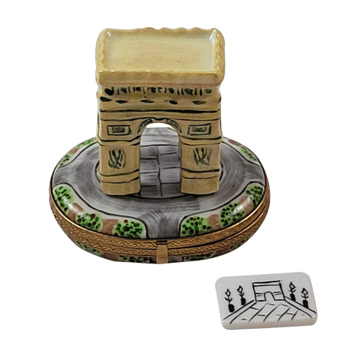 Arc De Triomphe Limoges Box for Parisian Collectors Porcelain Limoges France monument paris French Trinket Box