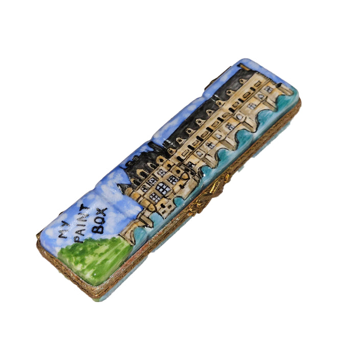 Artistic Limoges Watercolor Box for Art Lovers Porcelain Limoges art fine French Trinket Box