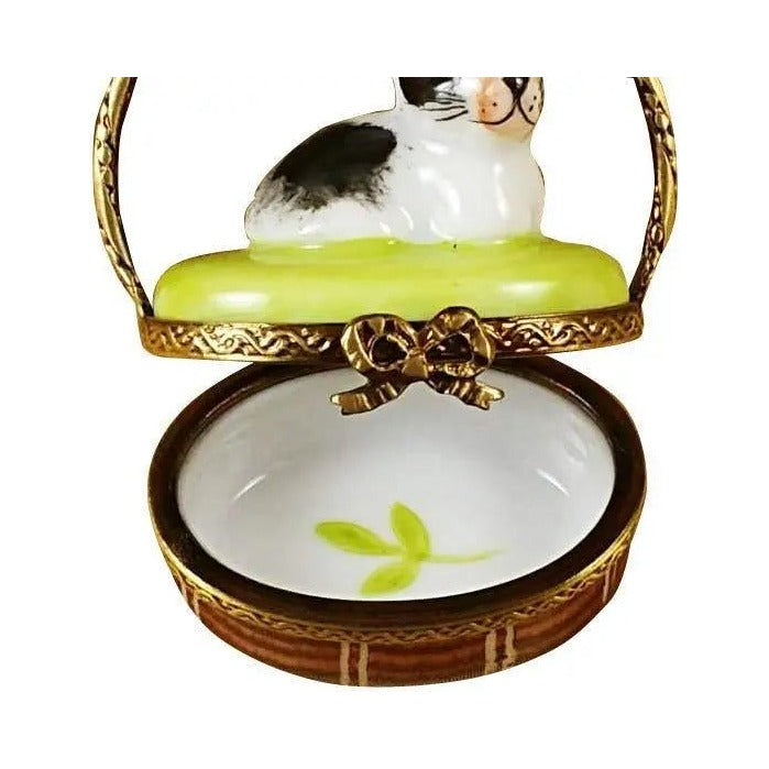 A thoughtful gift for Francophiles: the Basket with Mini Rabbit Limoges box