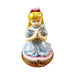 Blond Girl Praying by Rochard, an authentic French Limoges box from Limoges Boutique