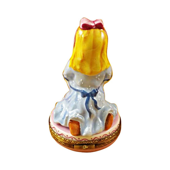 Blond Girl Praying Limoges box, an heirloom-quality piece for collectors