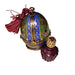 Blue Green Egg Box for Collectors Porcelain Limoges Egg perfume French Trinket Box