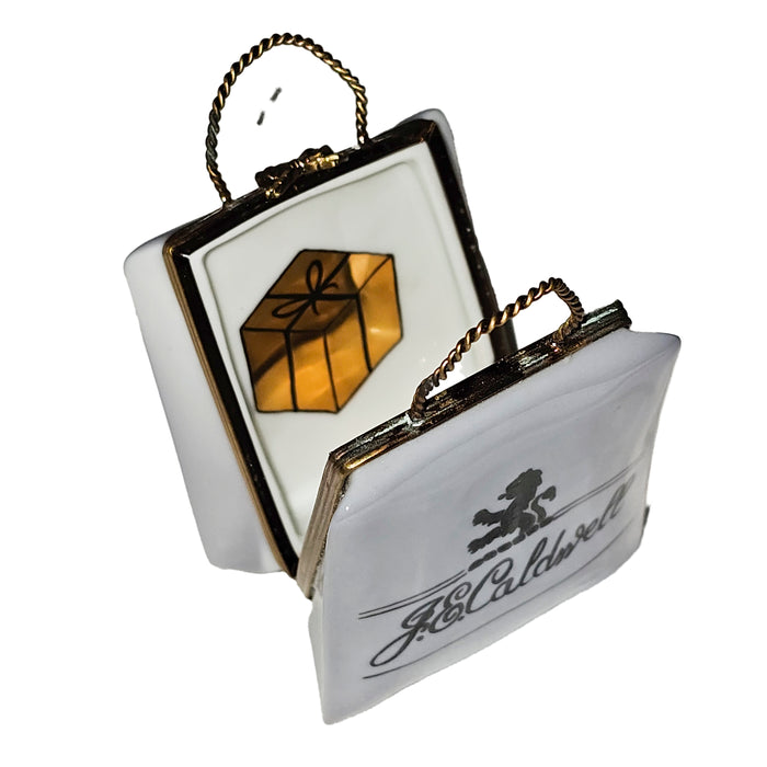 Caldwell Luxury Box for Collectors Porcelain Limoges Bags French Trinket Box