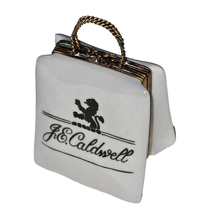 Caldwell Luxury Box for Collectors Porcelain Limoges Bags French Trinket Box