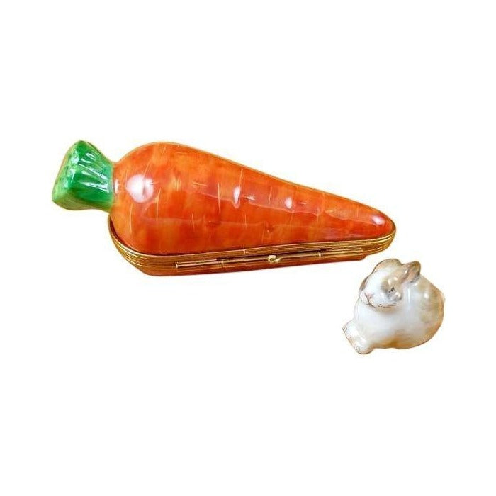 Gift idea for someone who loves France: Carrot With Rabbit Limoges box