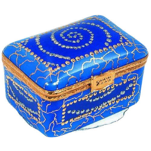 Rectangle: New Millennium Porcelain Limoges Trinket Box - Limoges Box Boutique