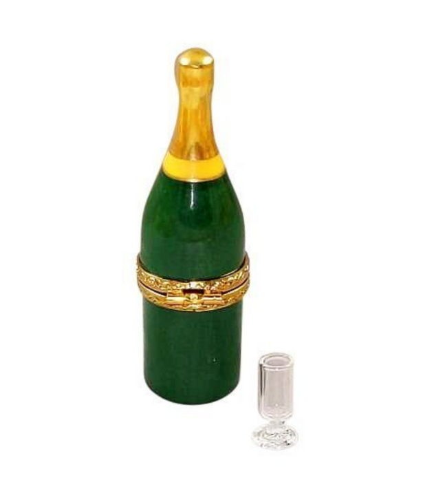 Champagne Bottle with Flute