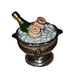 Champagne Celebration Box for Collectors Porcelain Limoges wine spirit French Trinket Box