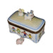 Charming Baby Animal Box for Nursery Porcelain Limoges baby kids French Trinket Box