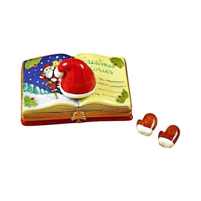 Limoges Boutique presents the Rochard Christmas Stories Book with Santa Gloves