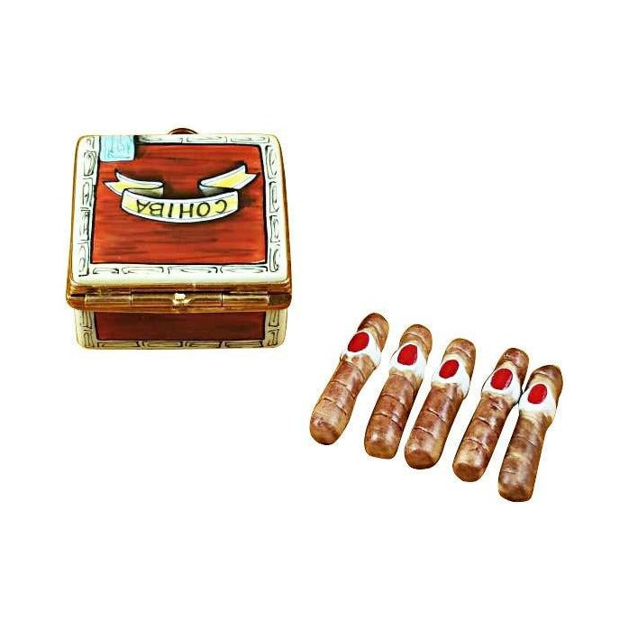 A thoughtful gift for Francophiles: the Cigar with Removable Cigars Limoges box
