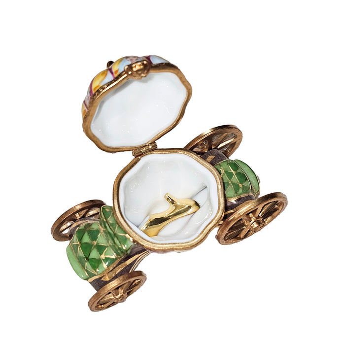 Cinderella Coach Limoges Box for Collectors Porcelain Limoges kids Fairy Tale French Trinket Box