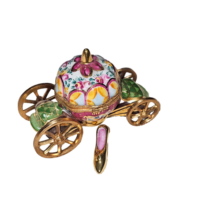 Cinderella Coach Limoges Box for Collectors Porcelain Limoges kids Fairy Tale French Trinket Box