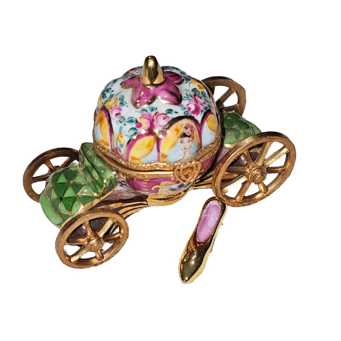 Cinderella Coach Limoges Box for Collectors Porcelain Limoges kids Fairy Tale French Trinket Box