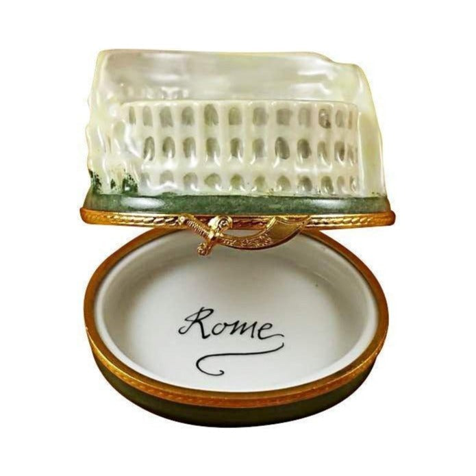 Hand-painted Coliseum Limoges box, French artistry for lovers of fine art